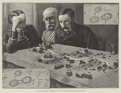 The New War Game, Polemos, som spillet på Royal United Service Institution af Johann Nepomuk Schonberg